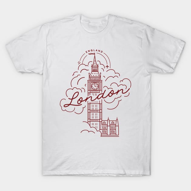 London T-Shirt by luckybengal